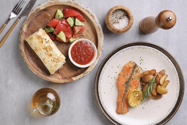 Ничего лишнего: лаваш, треска и овощи | Источник: «Своя Компания»