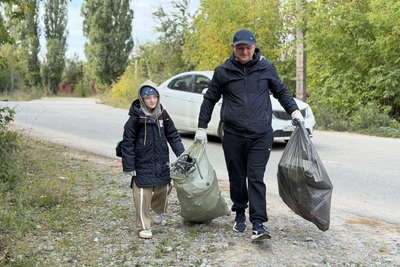 Эко-субботник на Силикатных озёрах в Липецке