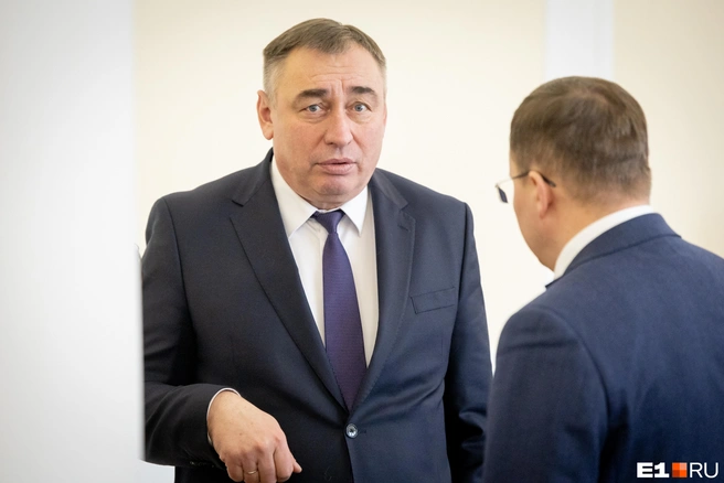 Глава Железнодорожного района Виталий Першин | Источник: Владислав Лоншаков / E1.RU