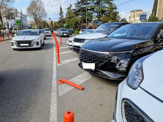 Водители ломают столбики, чтобы парковаться бесплатно в городе | Источник: Оксана Витязь