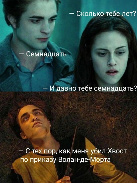 Самые смешные мемы про сагу «Сумерки» | Источник: Соцсети