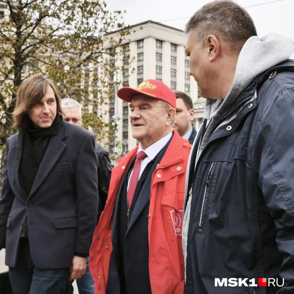 Геннадий Зюганов 1 мая на Площади Революции | Источник: Михаил Мечев / MSK1.RU