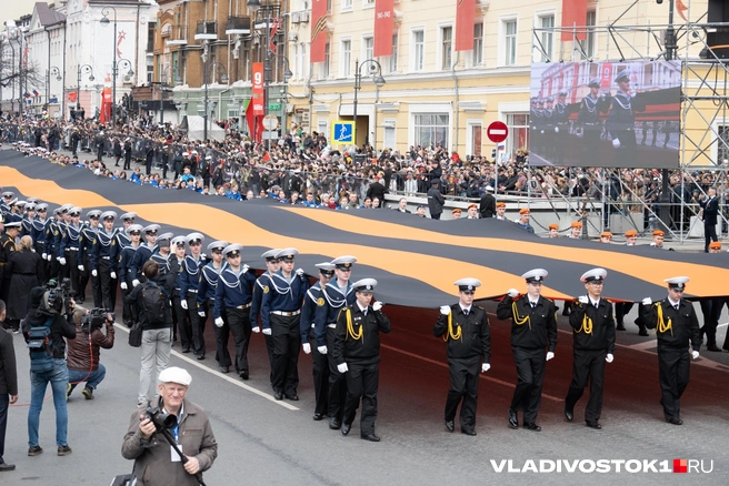 Подготовка к Дню Победы уже началась | Источник: Елена Буйвол / VLADIVOSTOK1.RU