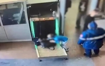 Руку ребенка зажало досмотровой лентой на вокзале в Санкт-Петербурге: опубликовано видео ЧП