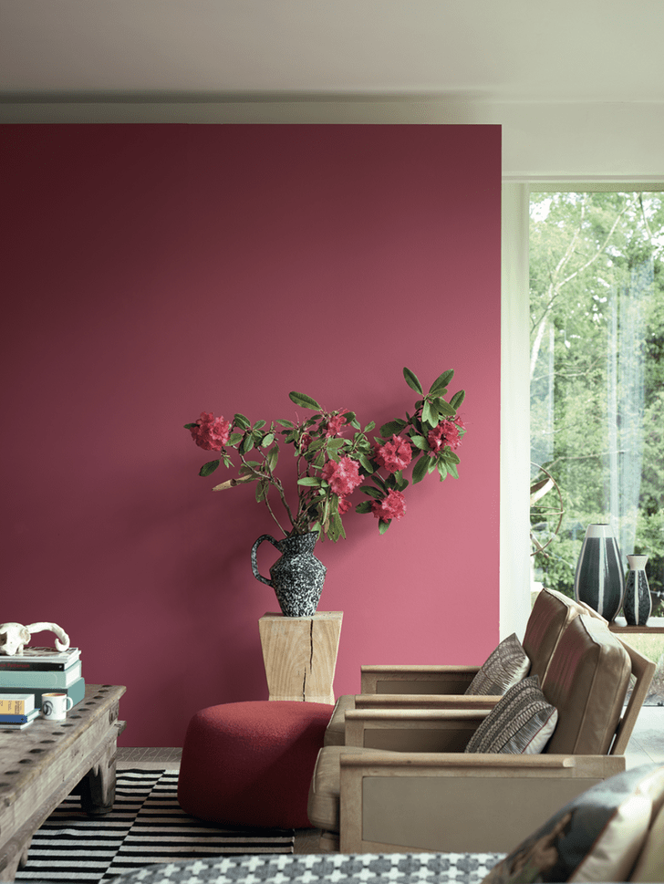 Дизайн цвета стен в квартире (36 фото)