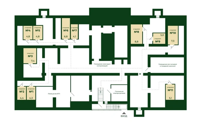 Площадь кладовых варьируется от 4,1 до 8,8 м², а цена очень привлекательная&nbsp;— от 307&nbsp;500 рублей | Источник: СЗ «КОШЕЛЕВ-ПРОЕКТ САМАРА»