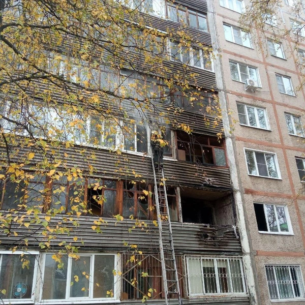 Последствия пожара&nbsp;— на фото | Источник: МЧС Ярославской области