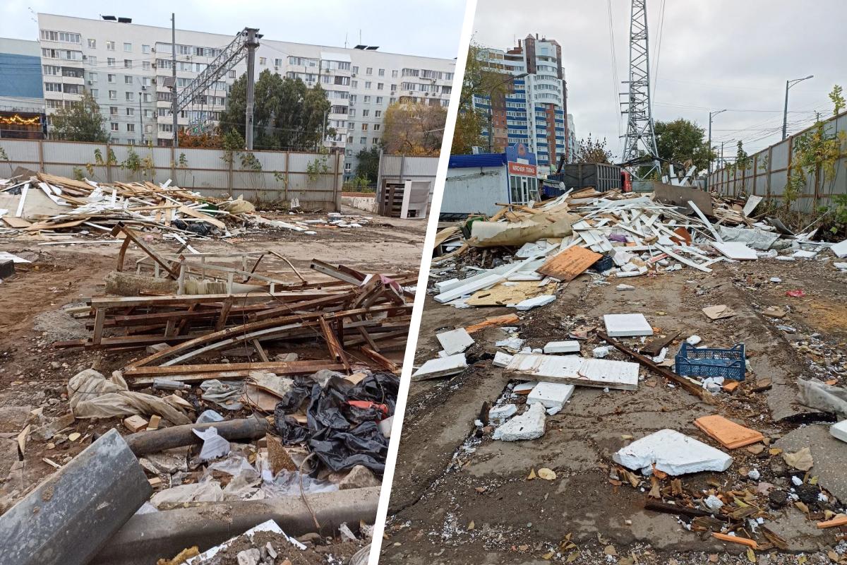 В Самаре снесли старый рынок вдоль Московского шоссе и Ново-Вокзальной — фото