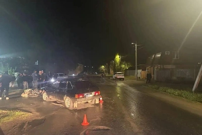 Подростки на питбайке влетели в «девятку» в Орске