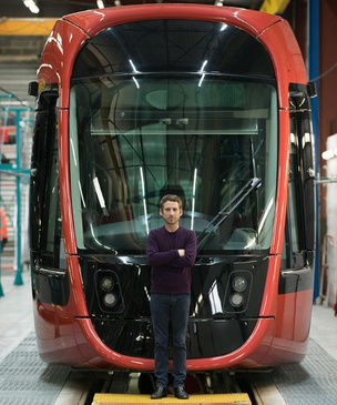 Трамвай в Ницце по дизайну Ора Ито