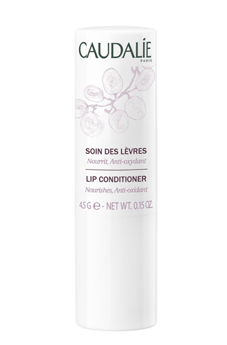 Кондиционер-уход для губ, Caudalie. Обладает антиоксидантными, питательными и защитными свойствами.