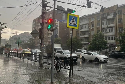 Ростов после грозы: град, потоп и новые реки на видео
