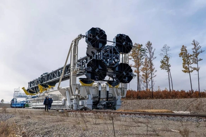 Оборудование для транспортировки ракет «Ангара». Фото из архива | Источник: Роскосмос