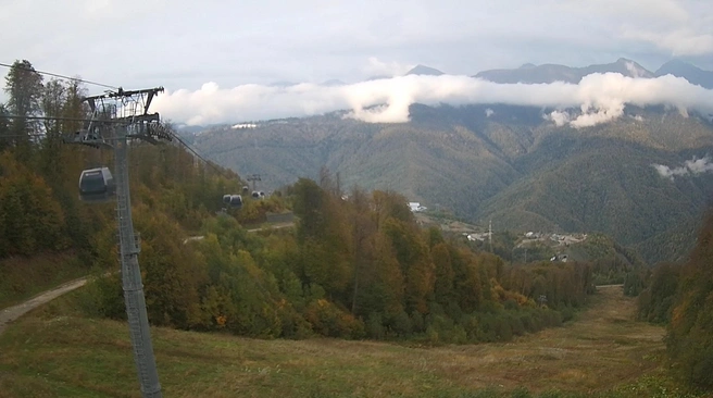 В прошлом году вершины гор были в снегу уже 10 октября | Источник: sochi.camera
