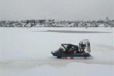 В Тутаеве запустили зимнюю переправу через Волгу