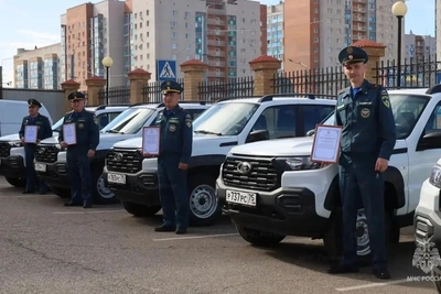 Госпожнадзору Забайкалья вручили новые «Нивы»