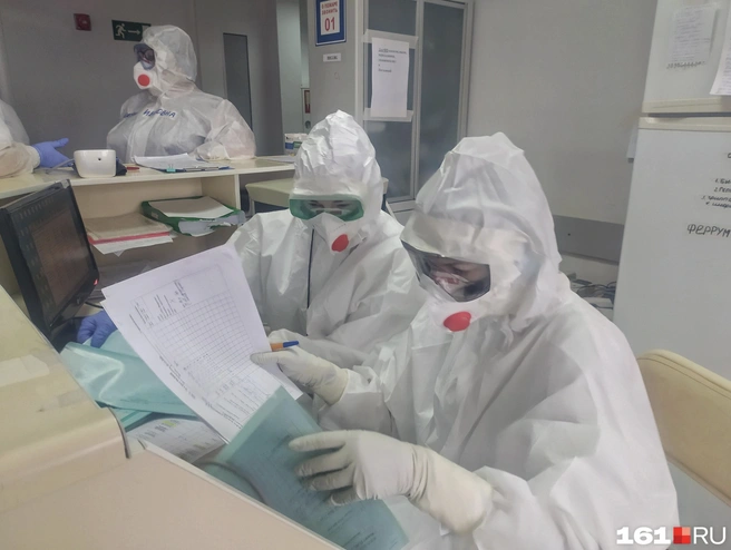 В «красной» зоне горбольнице № 20 | Источник: Ирина Бабичева / 161.RU