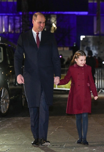 Принц Уильям с дочерью принцессой Шарлоттой, 2022 год