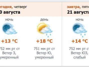 Скриншот с meteo.nw.ru