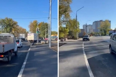 Выезд из Южно-Чемского жилмассива расширили на полосу