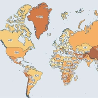 Географический тест: 600 у России, 760 у США, 1840 у Китая — сможете понять, что показывает карта?