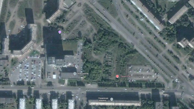 Вид на участок со спутника до и после строительства ЖК «Фрегат» | Источник: earth.google.com