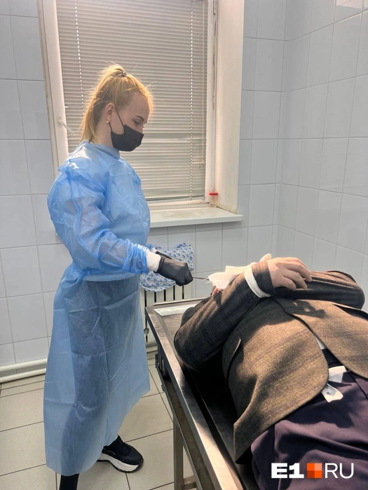 Хельга на практике в морге  | Источник: предоставлено героиней публикации 