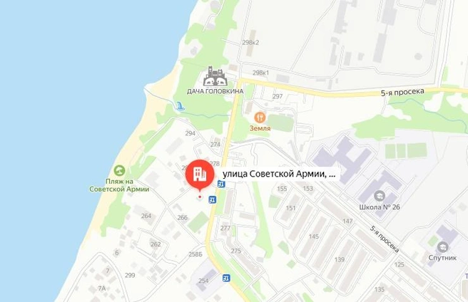 Посмотрите, где расположен дом | Источник: Yandex.ru/maps