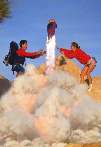 История одной фотографии: «Летящий ребенок», Калифорния, 1995 год