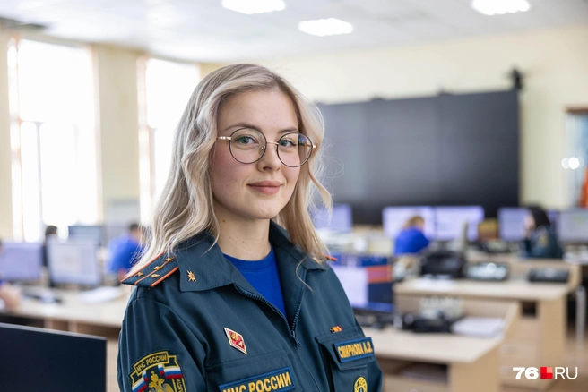 Анастасия работает в отделе мониторинга и прогнозов | Источник: Артем Бауман / 76.RU