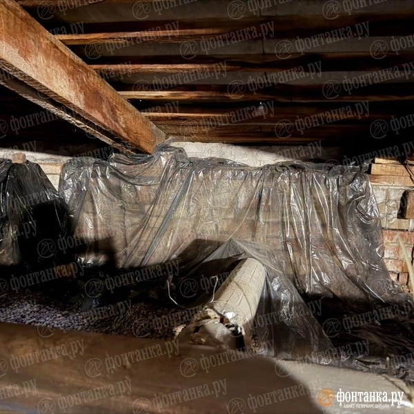 Жильцы дома 11 по 4-й Красноармейской улице испытывают проблему из года в год | Источник: Читатель «Фонтанки»