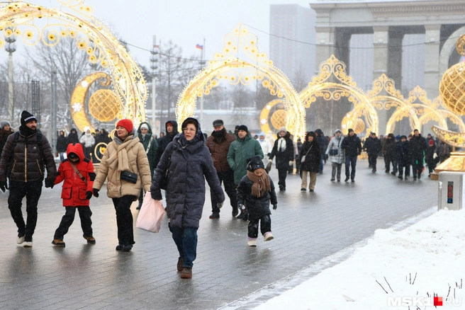 Традиционно на ВДНХ приезжают семьями и с детьми | Источник: Татьяна Спиридонова / MSK1.RU