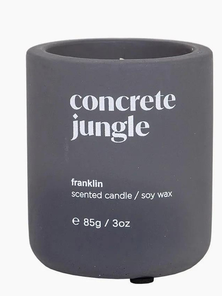 Свеча ароматическая Concrete «Франклин», Aroma Doma
