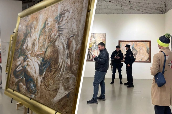Активисты «Сорок сороков» нагрянули в галерею современного искусства FINEART | Источник: ИскусствоВОД / T.me