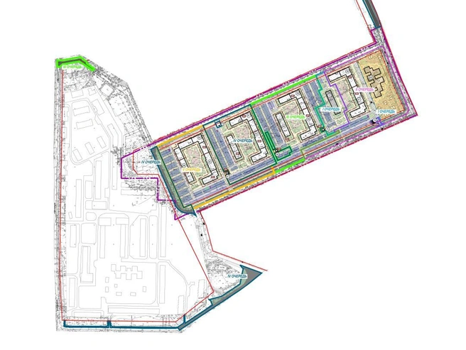Схематическое изображение демонстрирует планируемое расположение новых корпусов в ЖК «Торпедо». | Источник: нижнийновгород.рф