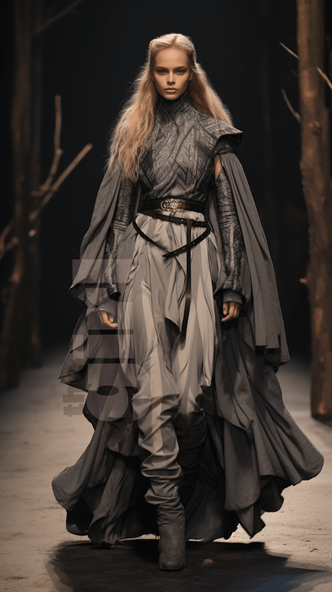 aiFashion: нейросеть представила коллекцию одежды Джона Толкина на зиму 2024