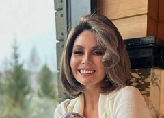 Ляйсан Утяшева в шубе встретила зиму в апреле: «Слепили снеговика, покатались на санках»