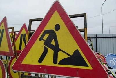 Yekaterinburg Ring Road section dug up for pipe installation