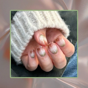 Омбре в корейском стиле: 7 красивых маникюров с градиентом на зиму 2025/26