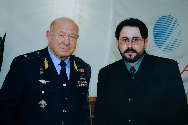 С Алексеем Леоновым | Источник: Предоставлено Николаем Пушилиным