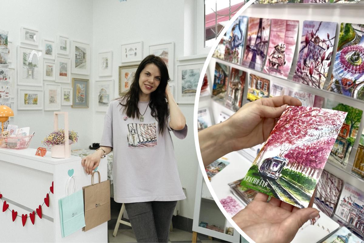 Сменила погоны на кисти: как бывший майор создает акварельные открытки с видами родного города  история