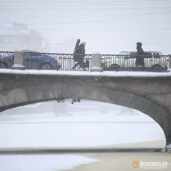 Снегопад в Петербурге 20 февраля 2026 года | Источник: Валентин Егоршин / «Фонтанка.ру»