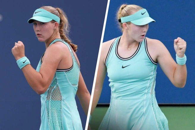 Мирре Андреевой всего 19 лет | Источник: wta, usopen / Instagram (экстремистская организация, деятельность запрещена на территории РФ)