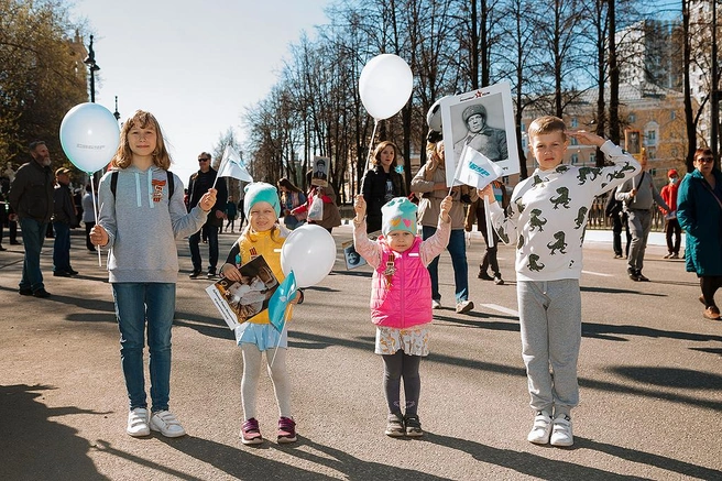 Задача таких акций, как «Бессмертный полк», — сохранить память о победе | Источник: «Сибур-Химпром»
