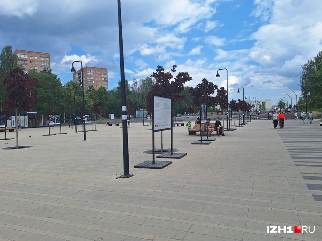 Светомузыкальный фонтан на Центральной площади Ижевска работает уже пятый год | Источник: Юлия Дёмина / IZH1.RU