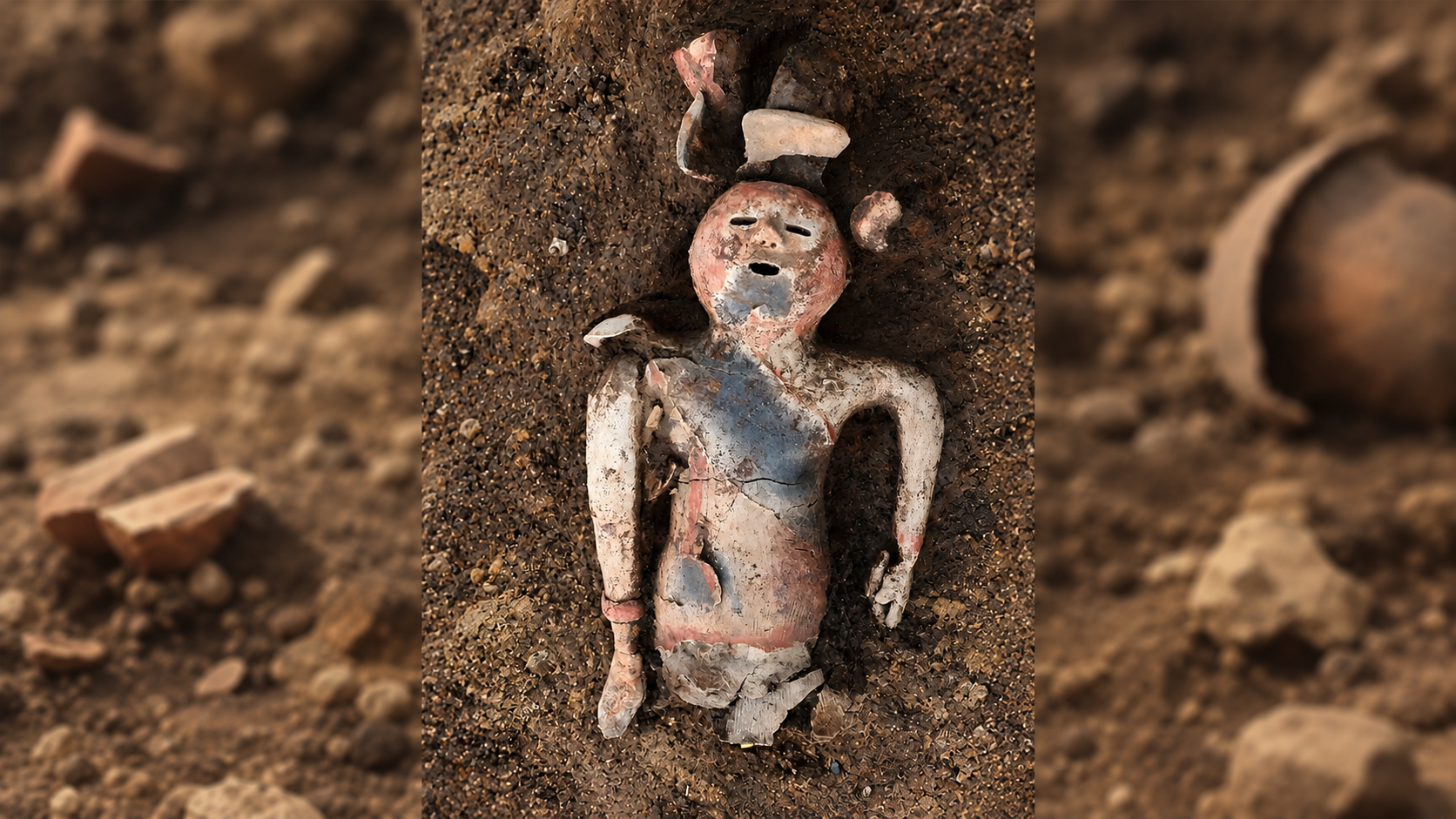 В Японии нашли 1500-летнюю фигурку шаманки с прической, как у гейши