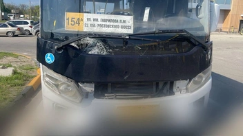 Водитель автобуса сбил подростка на велосипеде | Источник: Полиция Краснодара / T.me