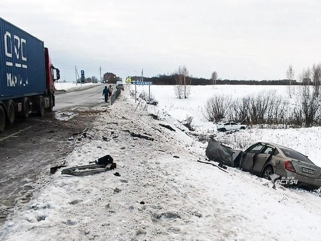 ДТП произошло 21 ноября. | Источник: «АСТ-54 Black» / Telegram