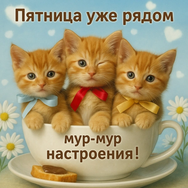 открытки с пятницей, открытки доброй пятницы, утро пятницы открытки, открытки с добрым утром пятницы, открытка с пятницей прикольная, пятница открытки красивые, открытка хорошей пятницы | Источник: theDay/DALL-E