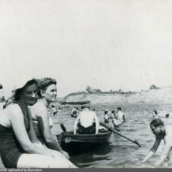 Пляж «Строгино», 1949 | Источник: Pastvu